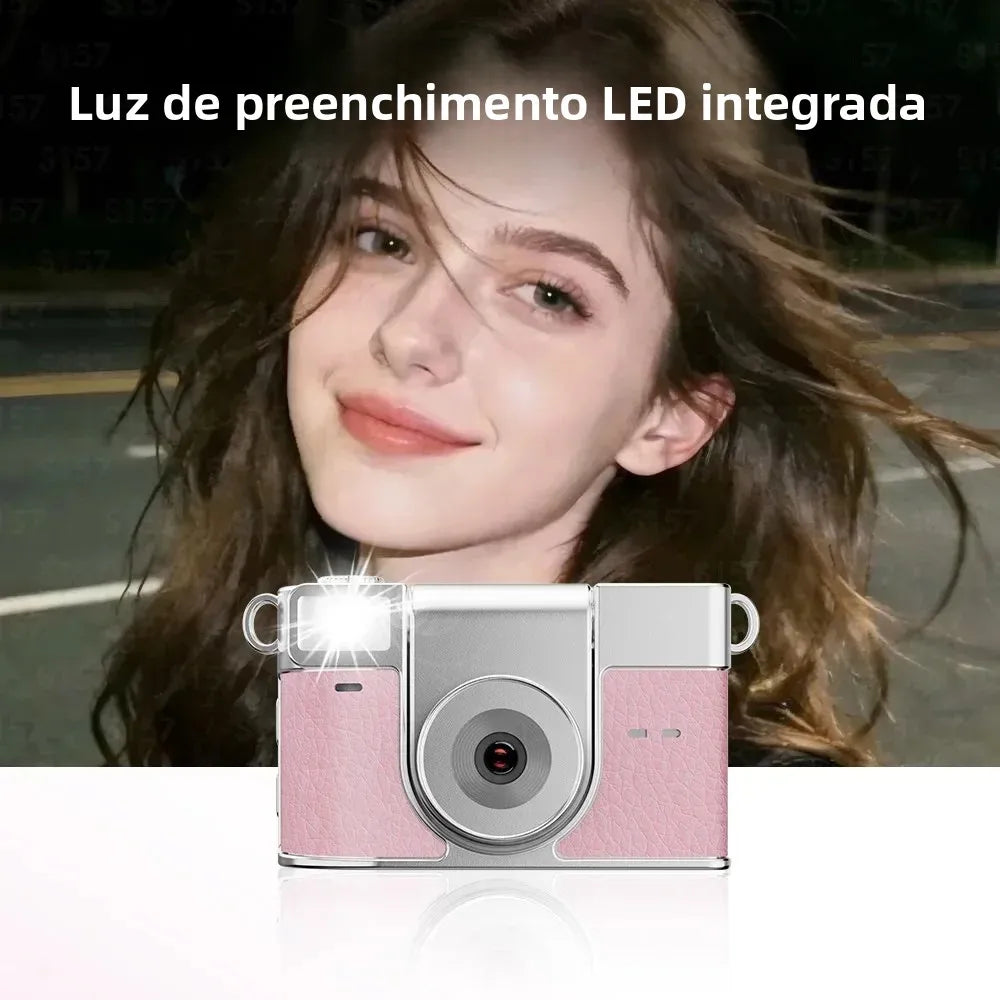 S157 mini camera built-in LED fill light demo