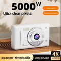 50MP 4K compact digital camera ultra clear pixels