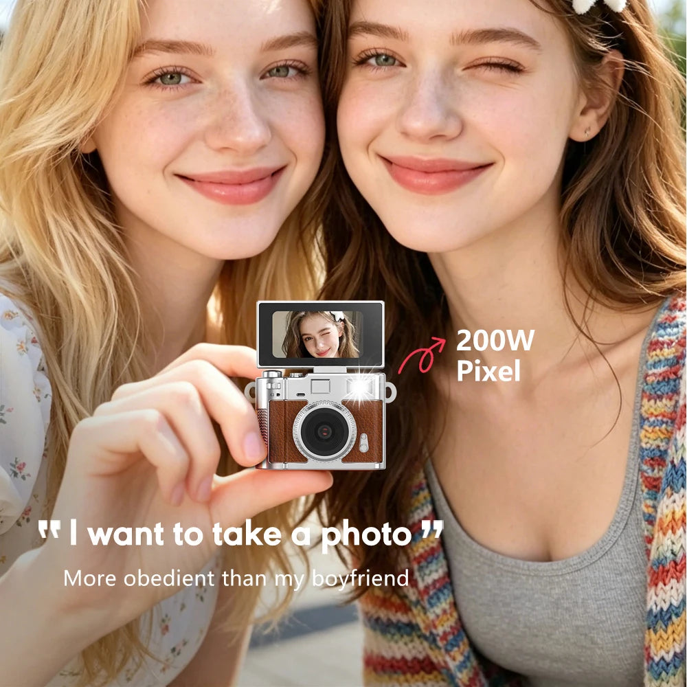 S169 camera 200W pixel selfie with two friends