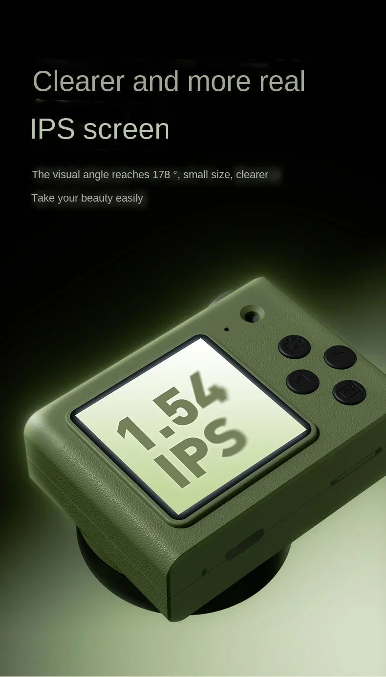 A5 kids camera 1.54 inch IPS screen detail